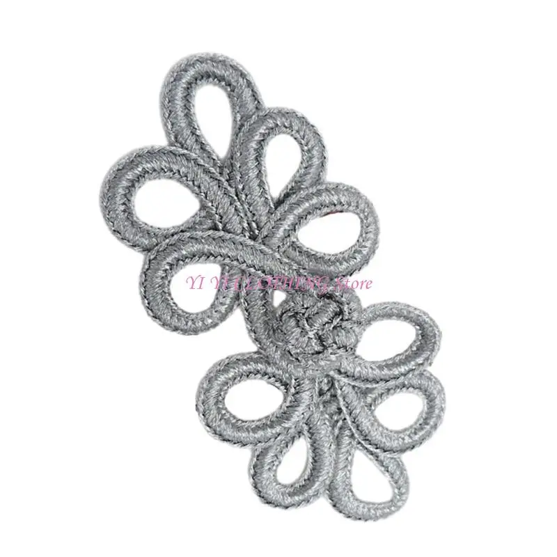 Chinese Gold Thread Buttons for Cheongsam - usage example