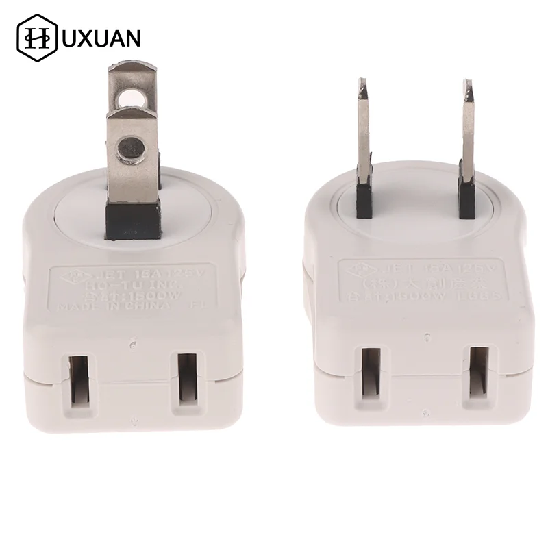 Американская 2-контактная 360-угольная вращающаяся розетка, адаптер, складной дорожный адаптер, преобразователь мощности, электрическая розетка
