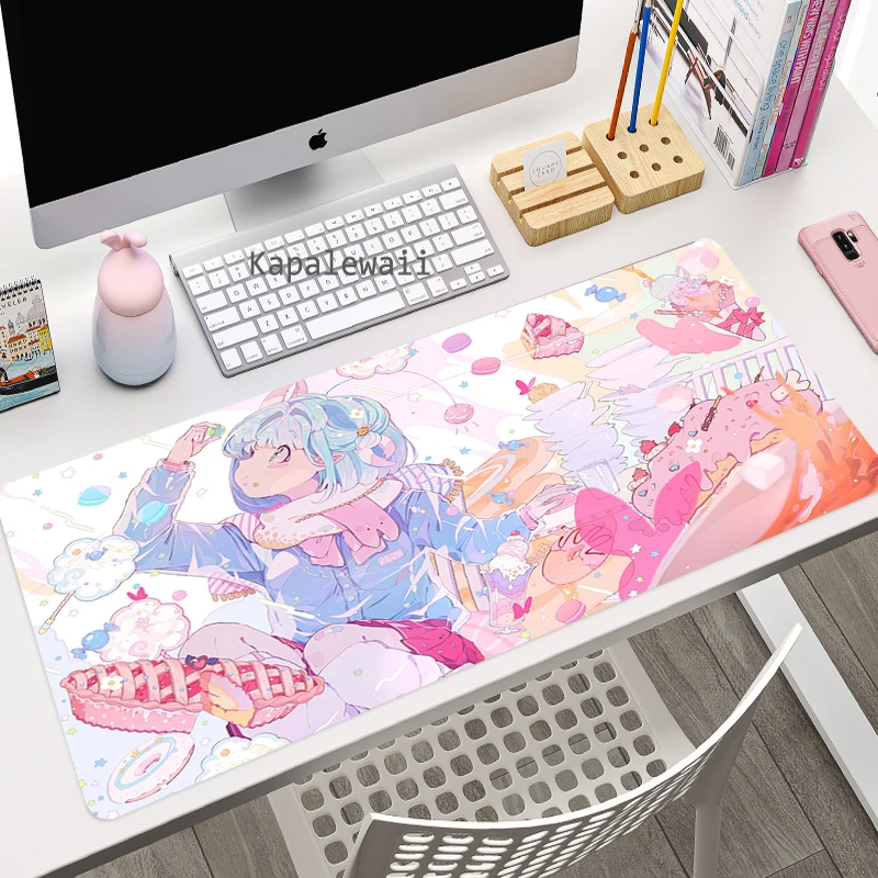 Large Mouse Pads Computer Pad Mousepad Cute Kawaii Gaming Accessories Carpet Gamer Mouse Pad Anime Genshin Impact Table Mat Desk