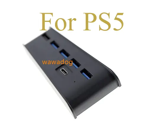 1pc For PS5 5 in1 USB Splitter Expander Hub For PS5 USB Hub USB3.0 Splitter Expander Extension High Speed Multi Port Adapter