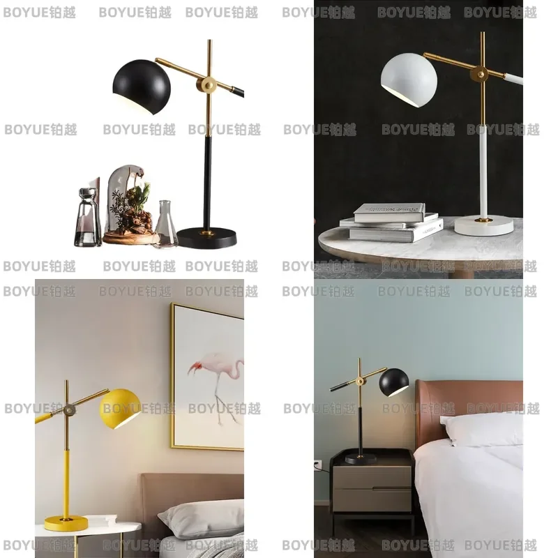 Nordic Minimalist Table Lamp Creative Warm Light Reading Desk Lamp Modern Bedroom Bedside Decor Ins Style Home Lighting