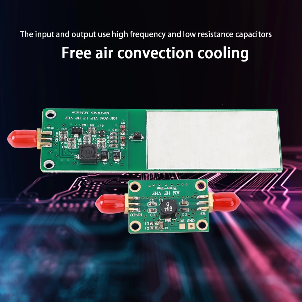 Short  Radio Receiver Module Mini‑Whip Active Antenna RTL‑ Short  Radio Receiver Electronic Component