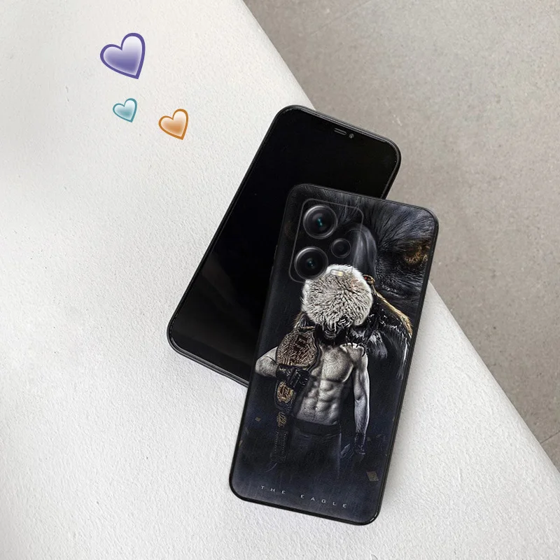 Silicone Soft Phone Case for Redmi Note 13 Pro 4G 5G 12 12c 13c Xiaomi 12t 12x 13Lite 12Lite KHabib Nurmagomedov Boxing Cover