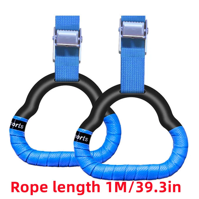 Ringe Spielzeug Gymnastik Ringe Kinder Sportspielzeug Anti-Rutsch-Riemen Einstellbare Schaukel Übung Fitness Outdoor-Sportspielzeug – Detail 6