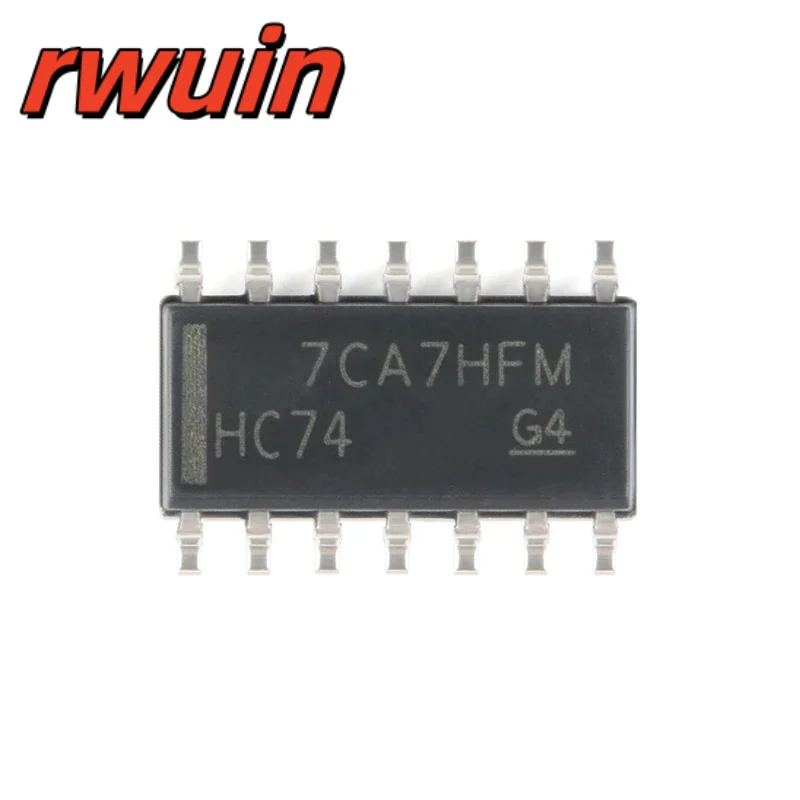 10pcs SN74HC74DR SN74HC SOIC-14 Dual-channel D-type Rising Edge Flip-flop With Clear And Preset Functions Chip CD4013BM96 CD4013