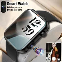 2025 nuevo reloj inteligente hombres mujeres cámara tomar fotos grabar vídeo Monitor de salud deportes Fitness impermeable BT llamada Smartwatch