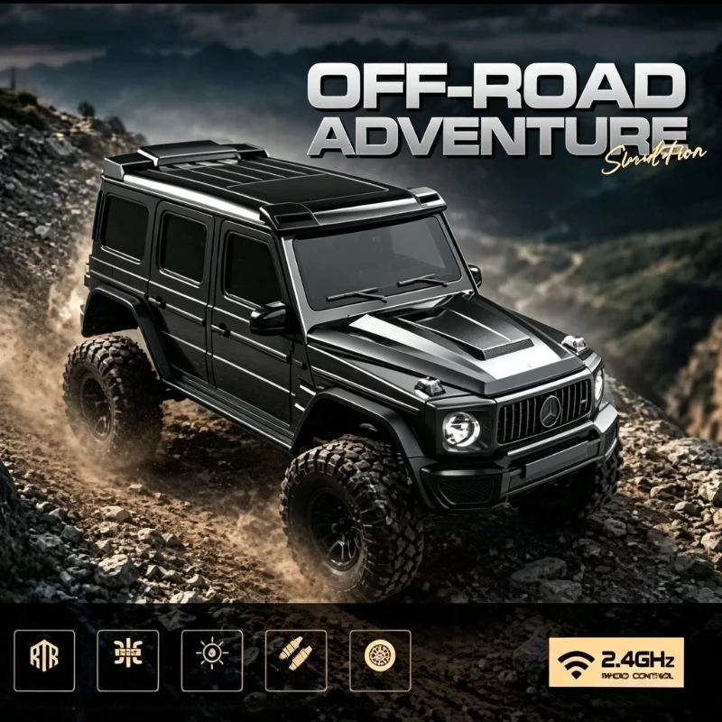 JJRC C8842 1:30 RC 4WD Crawler Mini-Simulations-Spielzeug Geländefahrzeug Ein Sammlerstück für Modellauto-Enthusiasten
