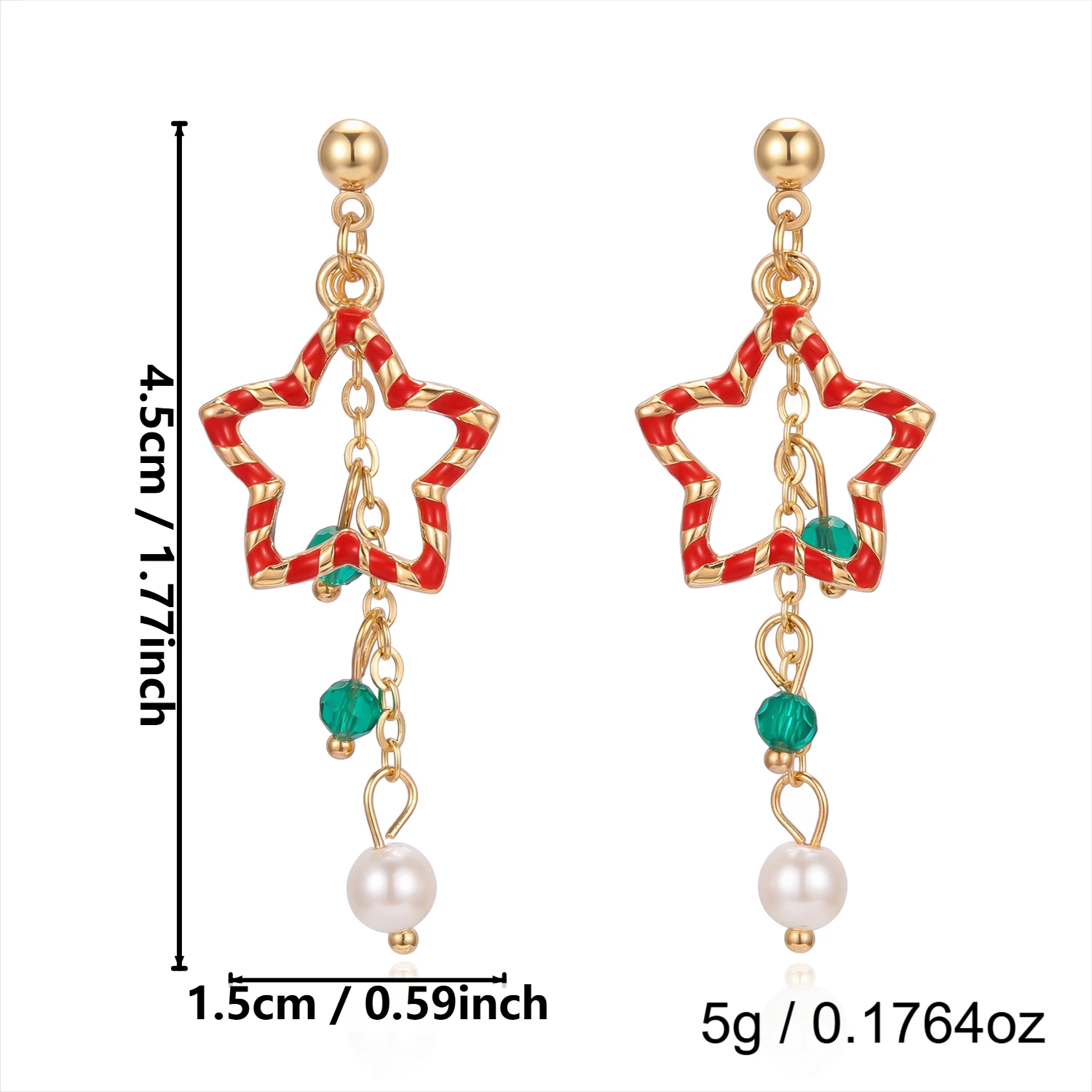 Weihnachtliche Bunte Strass-Creolen für Damen, Modische Funkelnde Candy-Twist-Kreisohrringe, Schmuckgeschenke für Feiertagspartys – Detail 9