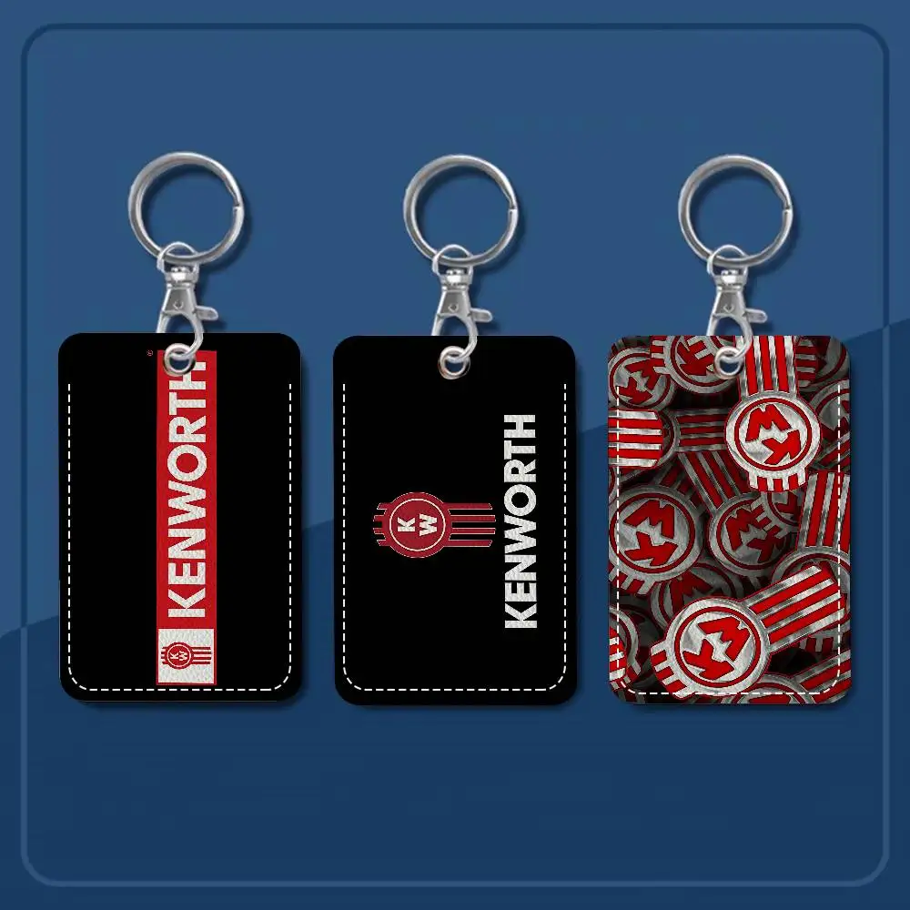 

K-Kenworth Truck Logo Personalised Print Card Holder Suitable For Holder Girls Door Card Case Women Badge Holder Keychain