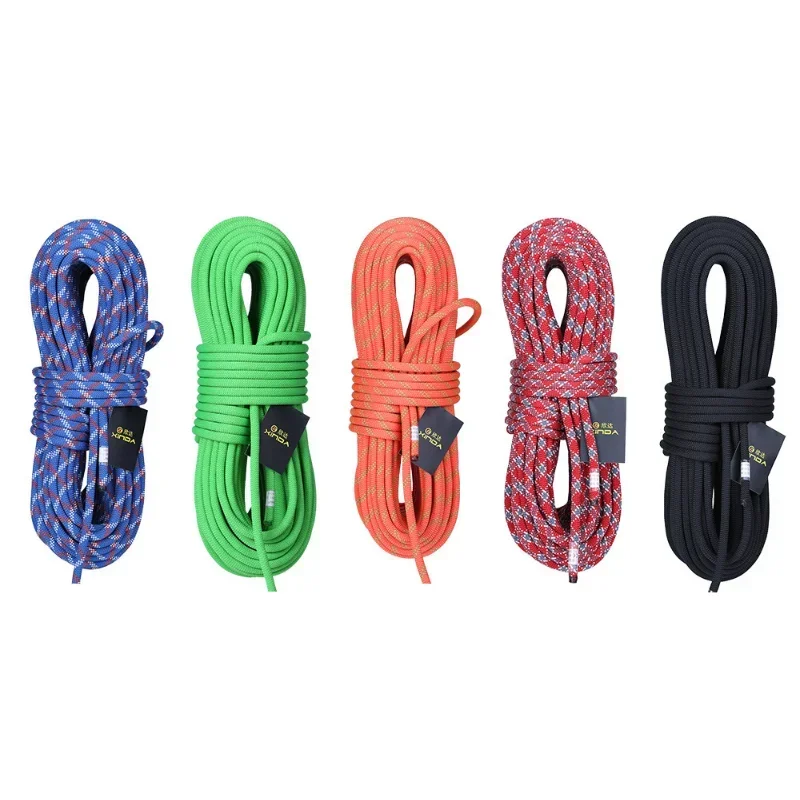 

Diameter 9mm Static Outdoor Mountaineering Rope Safety Fast Fall Aerial Work Rescue Climbing Main Rope