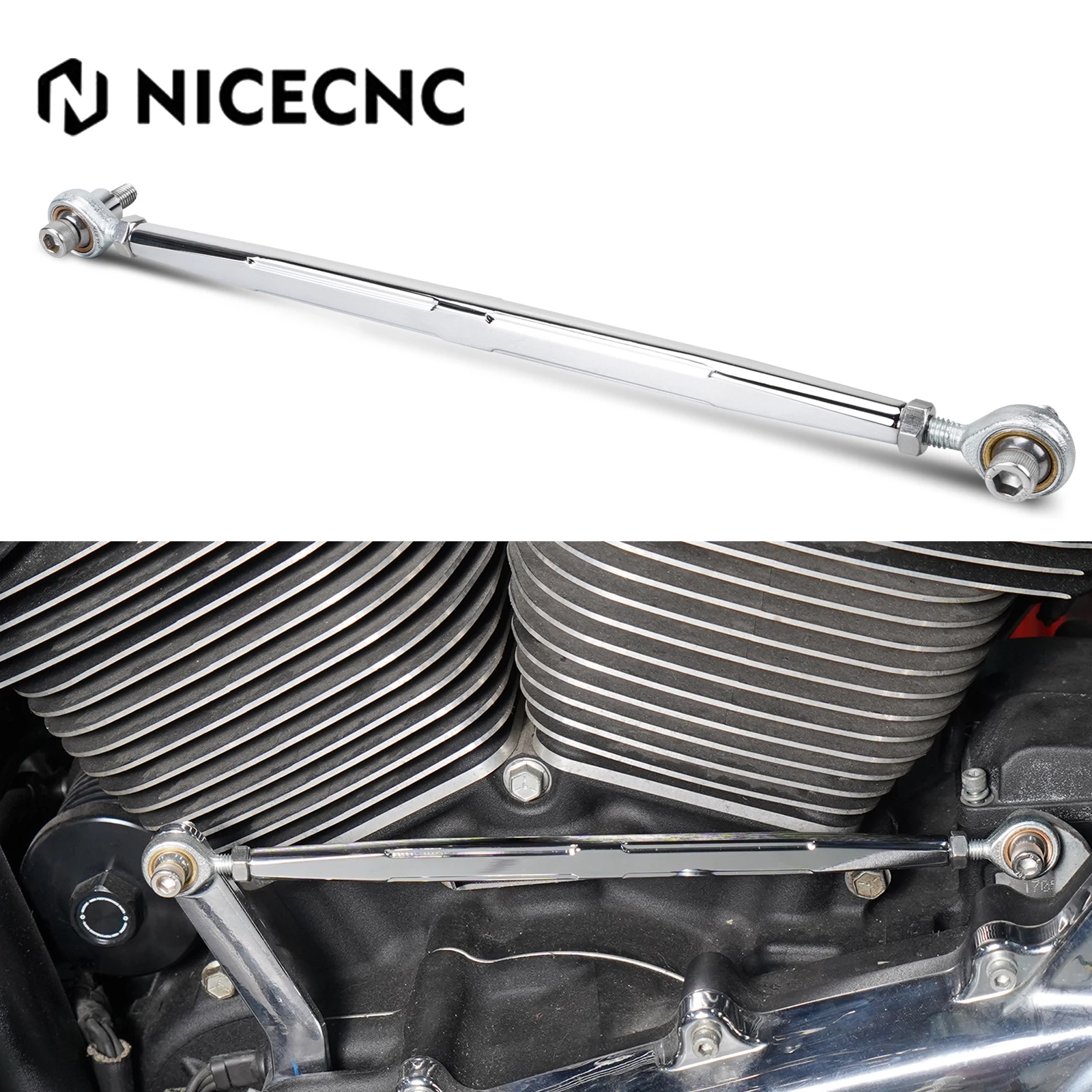 

Gear Shift Linkage Shifter Rod For Harley Touring Softail Road King Fat Boy Deluxe Electra Glide Heritage Classic Street Glide
