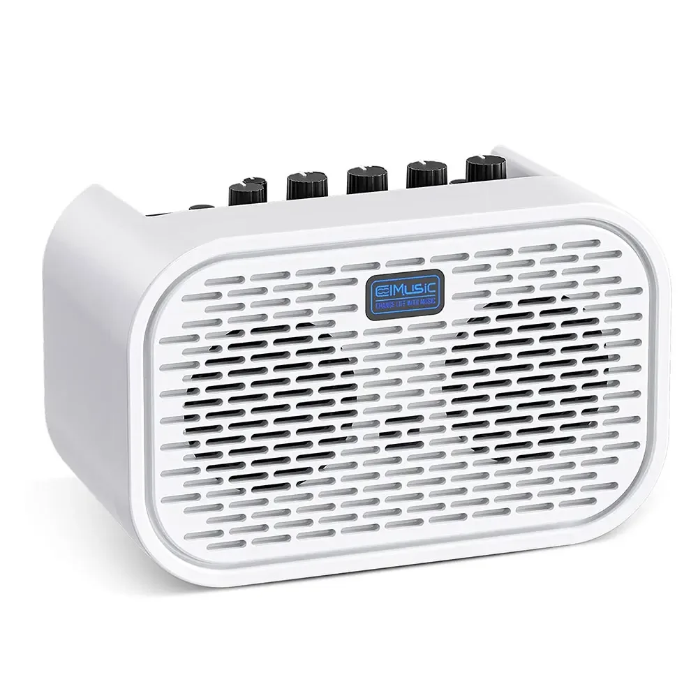 Best Seller Electric Guitar 10W Rechargeable Electric Guitar Amplifier Speaker With 3-Band EQ, Distortion Channel, Bluetooth