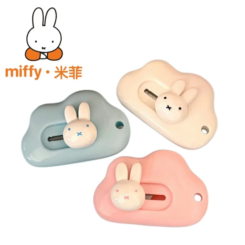 Cartoon Tragbares Mini-Taschenmesser für Schüler Niedliches Miffy Multifunktionales Cutter-Messer zum Auspacken von Express-Kartons Geschenke