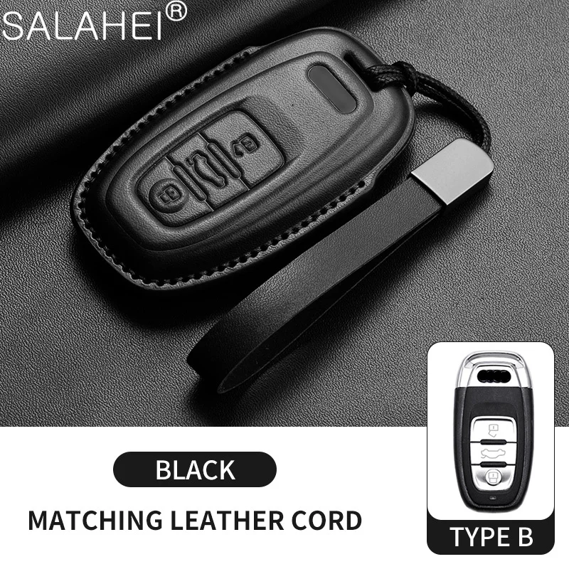 Holder Accessories Car Key Fob Cover for Audi A4 A5 A6 B6 B7 B8 A7 A8 Q5 Q7 R8 TT S5 S6 S7 S8 A8L SQ5 Keyless Keychain Durable 4