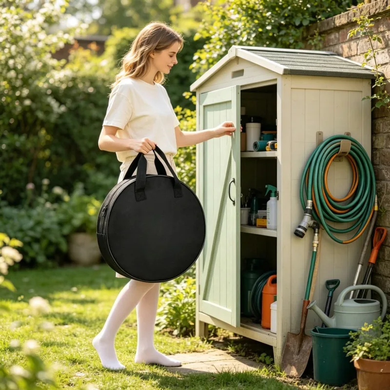 Oxford cloth handbag multifunctional car storage bag outdoor round thickened cable tool bag