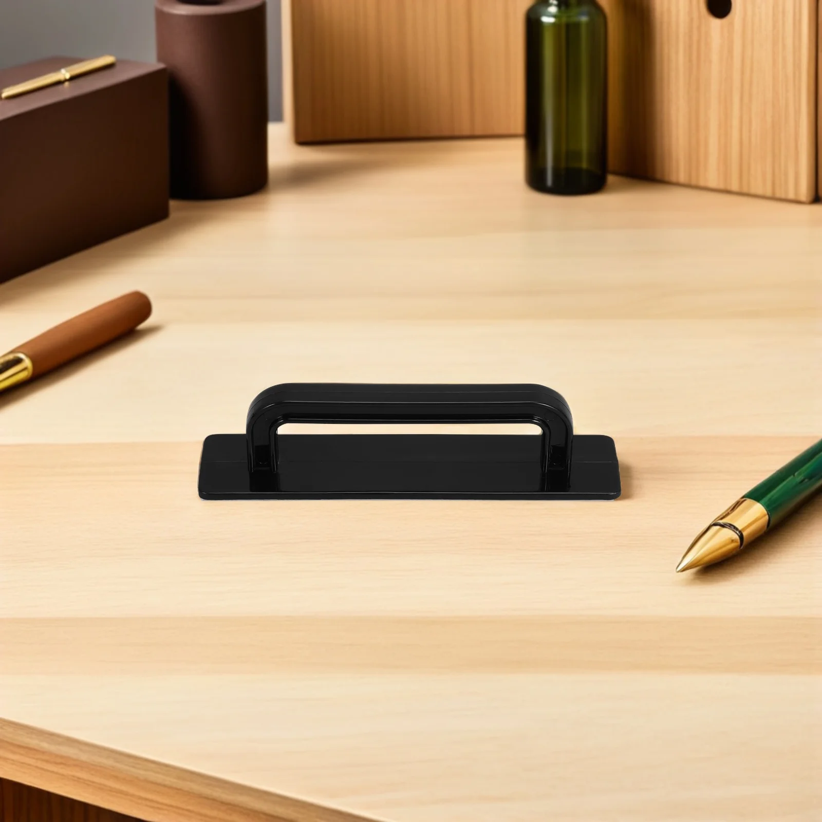 

4pcs No Drill Cabinet Handles Adhesive Drawer Pulls For Kitchen Cupboard Wardrobe Furniture Hardware Self Stick Door Handle