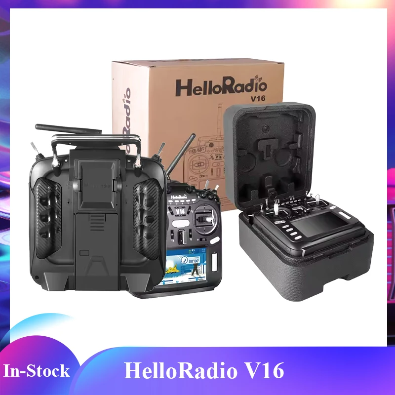 

HelloRadio Model V16 Transmitter ELRS Remote Control Compatible FPV High-frequency Head EDGTX Touch Screen Crossover Machine