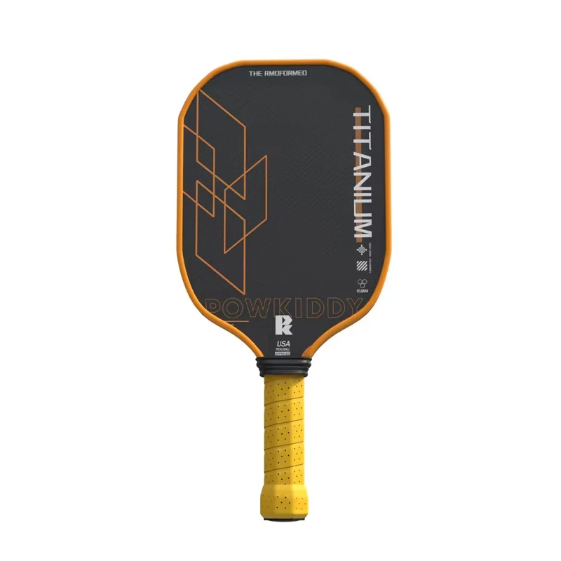 

PK Premium Pickleball Paddle with Titanium Wire Carbon Fiber Hybrid Heat-Pressed One-Piece Molding