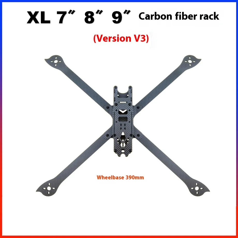 Xl7 Xl8 Xl9 V3 Edition Crossover Machine Carbon Fiber Rack Drone Fpv New Remote Control Four Axis Aircraft Airframe