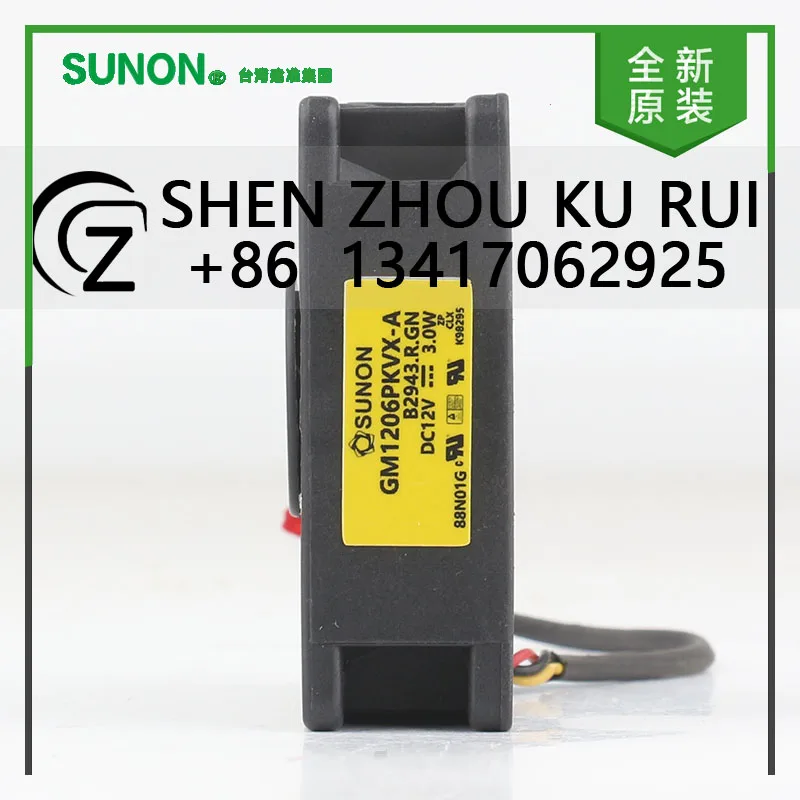 

Оригинальный Sunon 5 В 24 В 48 В постоянного тока 12 В 3,0 Вт AC EC 6020 60X60X20 мм 6 см Maglev оргакод проектор трехпроводной GM1206PKVX-A-ZP охлаждающий вентилятор