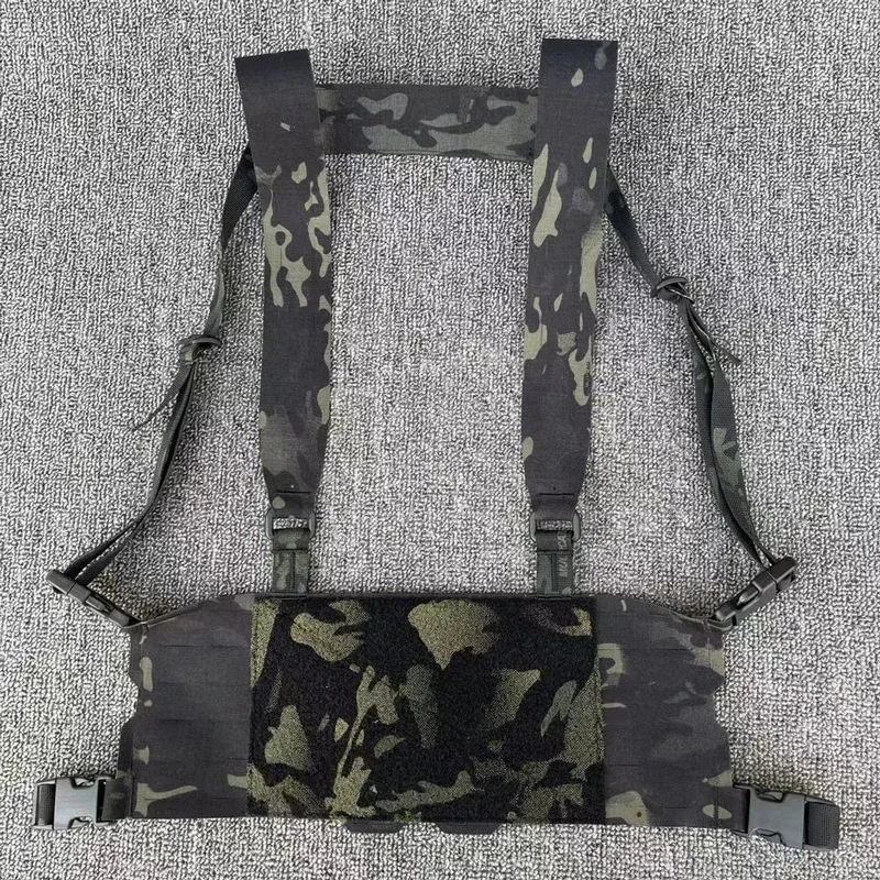

Tactical Chest Rig Molle Plate Carrier Vest Gear Airsoft Laser Cutting Hunting Lightweight Harness Gear Accessory