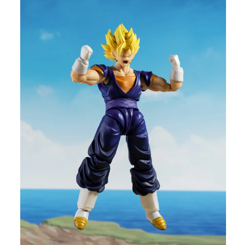 Demoniacal Fit Dragon Ball Z SHF Super Saiyan SSJ Trump Card Vegetto Son Goku VegetaAnime Action Figure Model Toys