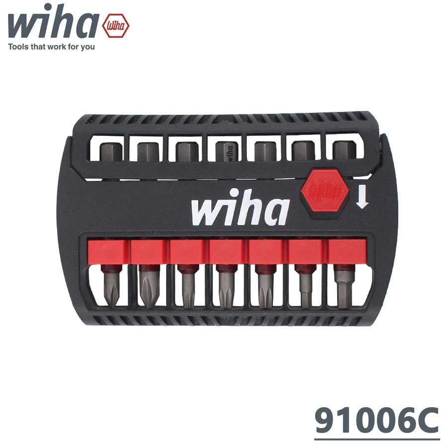 WIHA 91006C 7 PCS Multi-function Precision Screwdriver Bit Set 49mm Bits Household Hand Tool Accessories