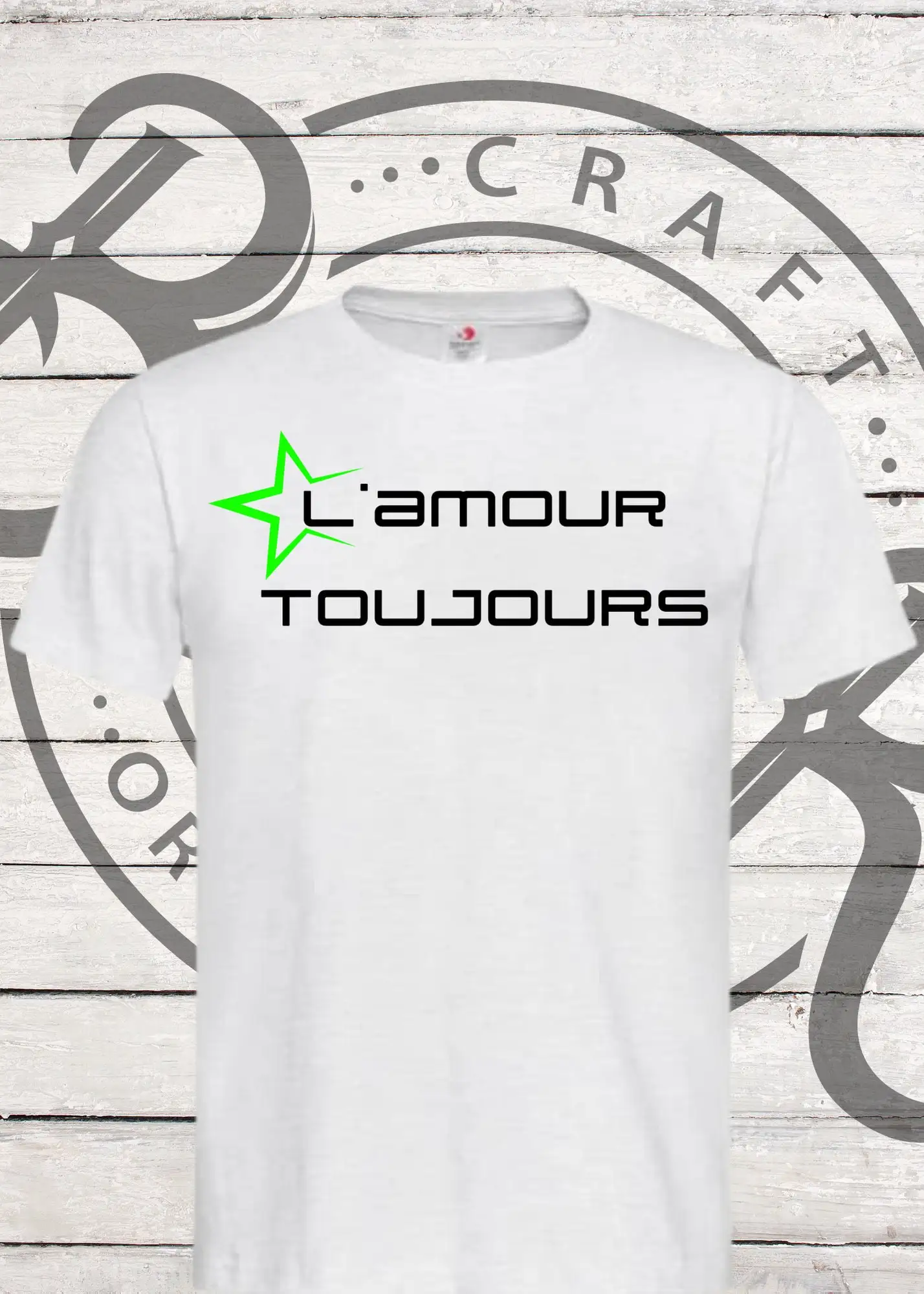 

Футболка L Amour Toujours для отдыха на день рождения для женщин и мужчин