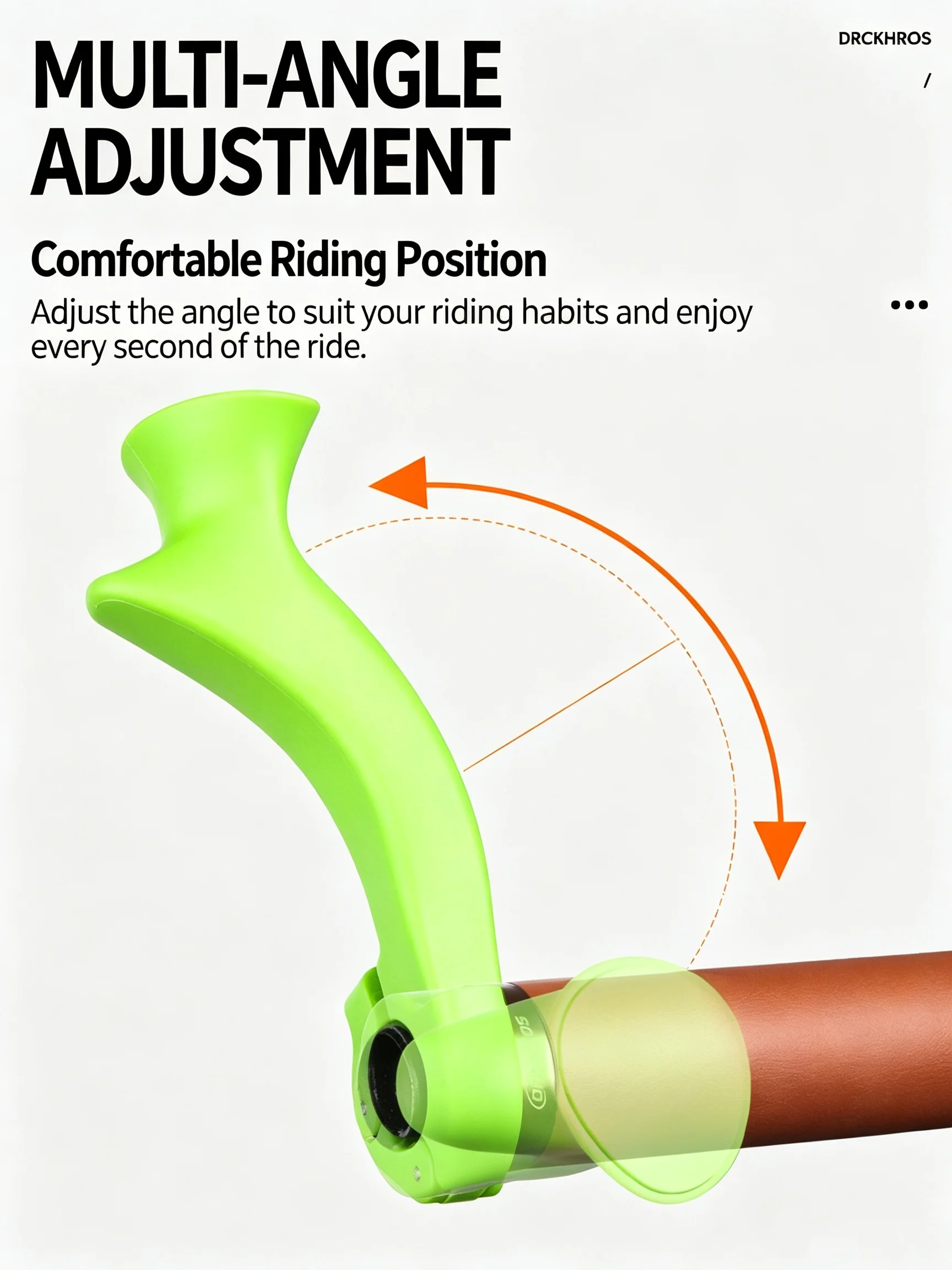 Ergonomic Nylon Bike Bar Ends Extended Skin-Friendly Bullhorn Handlebar Ends Comfort Auxiliary Grips for MTB Road Bicycle Cyclin