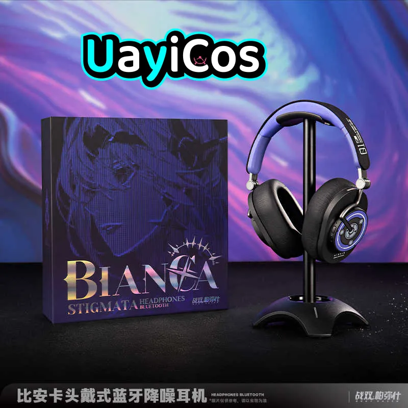 GRAY RAVEN PUNISHING Official Bianca Stigmata Headphones Bluetooth Noise Cancelling Headphones Wireless Game Accessories Toy Kid