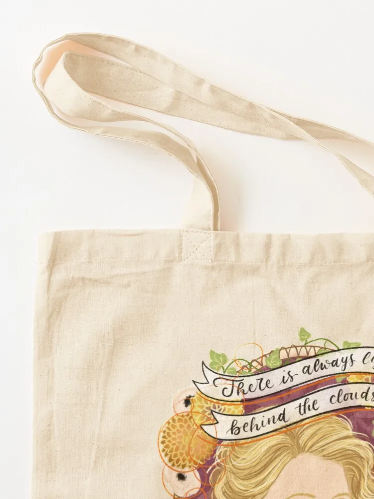 Little Women potraits: Marmee botanical illustration Tote Bag Handbags tote bag men's tote bags cloth bags