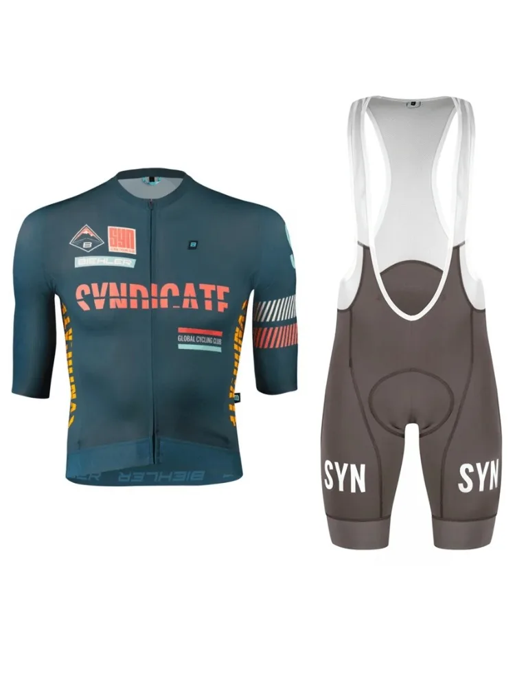 AliExpress LOVETHEPAIN Flagship edition 2024 SYN Summer men'sycling set with short sleeve Jersey and bib shorts