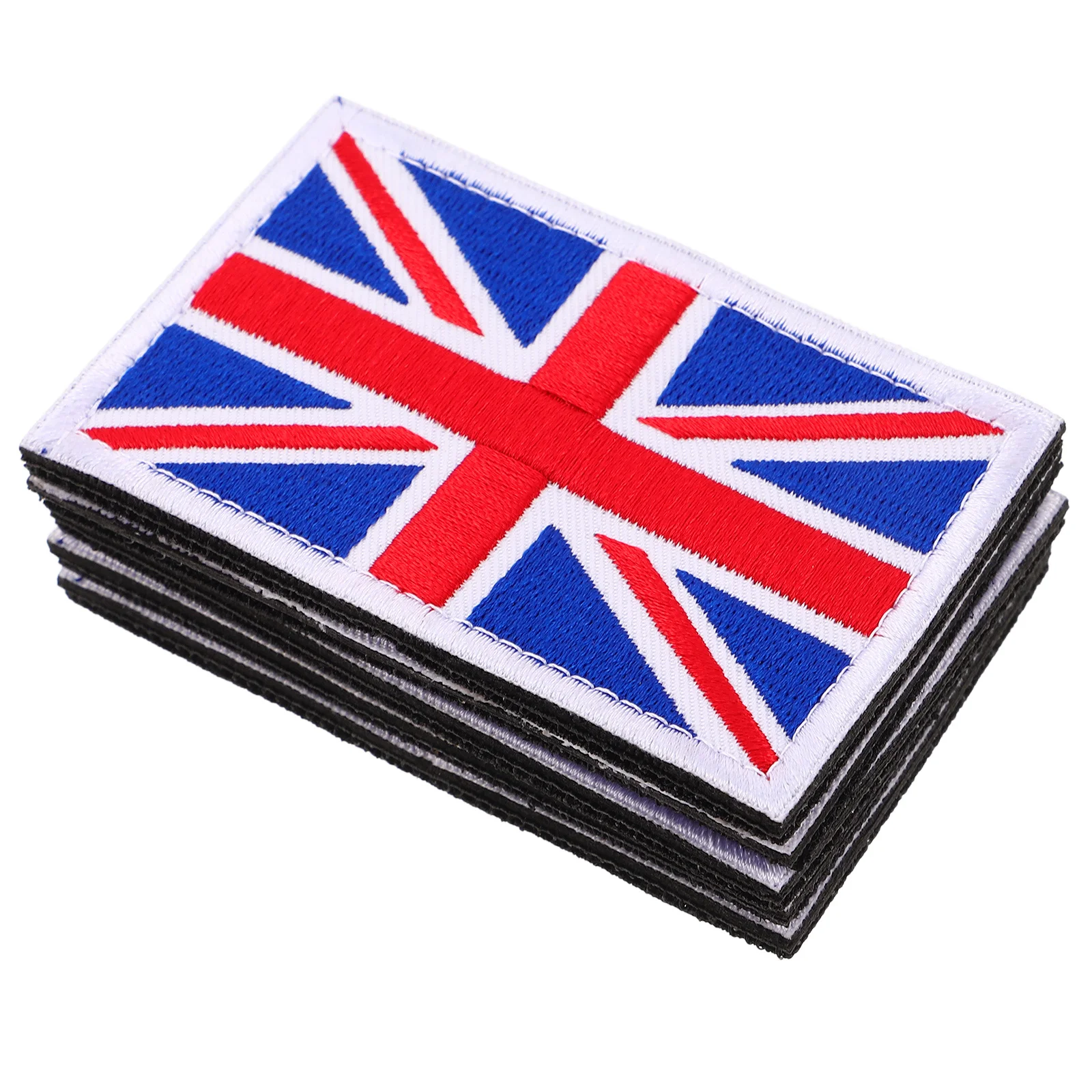 

5Pcs Intricate Handstitched Uk Flag Patches Easy Sew on for Jackets Hats Backpacks Durable Decorations British Flag Patch