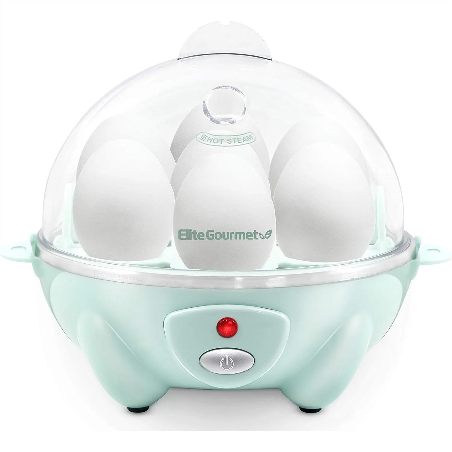 

Электрическая яйцеварка с автоматическим отключением и звуковым сигналом, на 7 яиц, для яиц отмягченной до твердой степени варки, яичницы и омлетов, без BPA.