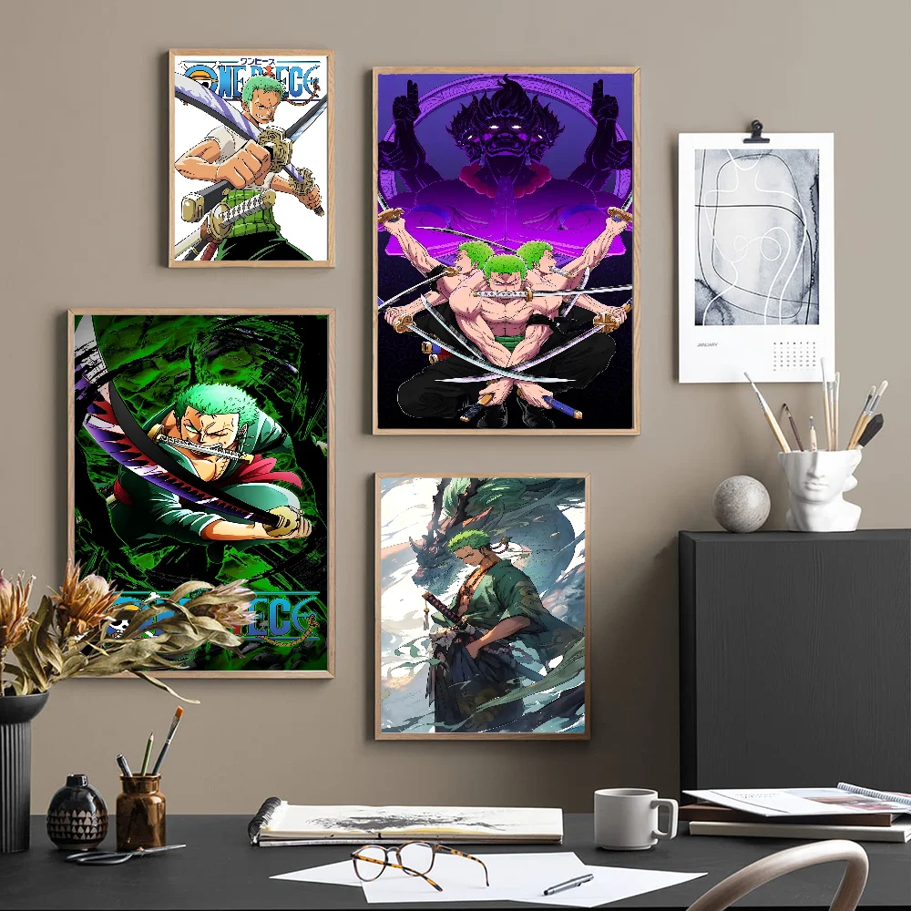 R-Roronoa Z-Zoro Posters And Prints Canvas Printing Wall Art Picture For Living Room Home Decor Gifts