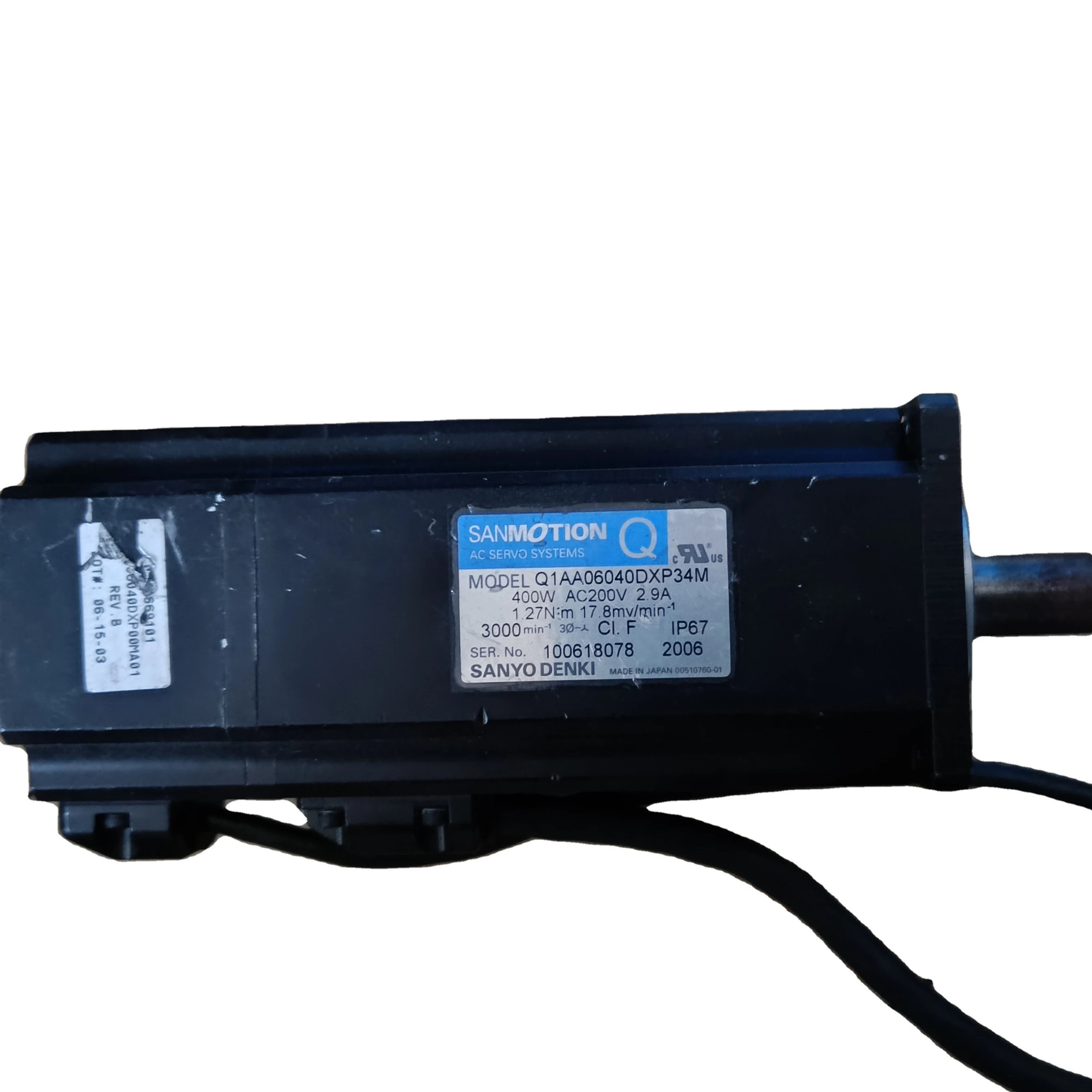 SANYO DENKI AC SERVO SYSTEMS Q1AA06040DXP34M