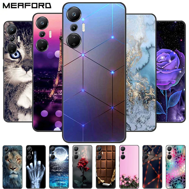 

For Infinix Hot 20S Case Soft silicone TPU Back Cover For Infinix Hot 20S X6827 Phone Cases Hot20S Black Protective Fundas