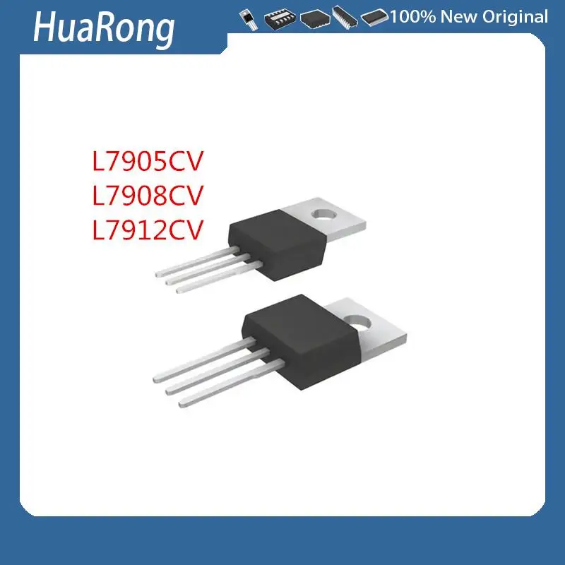 New 10Pcs/Lot L7905CV L7908CV L7912CV  TO-220