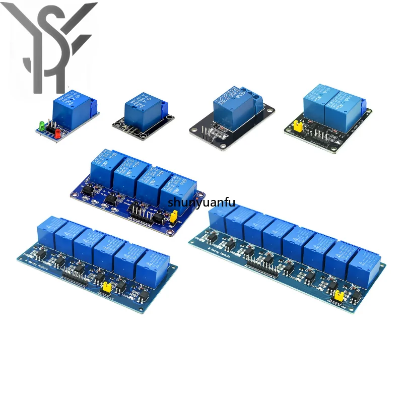 Módulo de relé 1 V, KY-019 1/2/4/6/8, optoacoplador, aislamiento