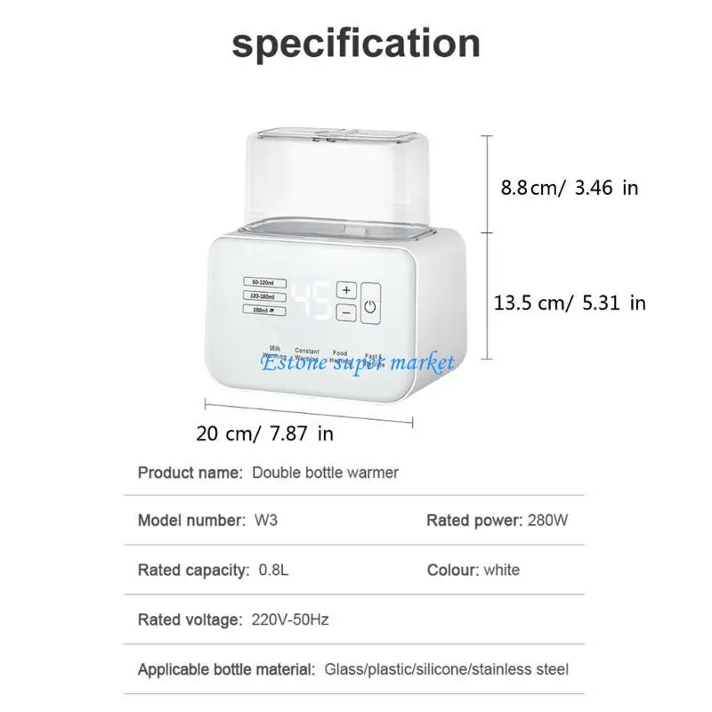 090B Baby Feeding Bottle Warmer Multifunctional Quick Heating Complementary Heater Breastfeeding Milk Warmer