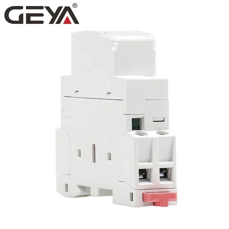 GEYA GYHC Modular Household Contactor AC24V 48V 110V 220V 2P 25A 2NC 2NO 1NO1NC 50/60Hz