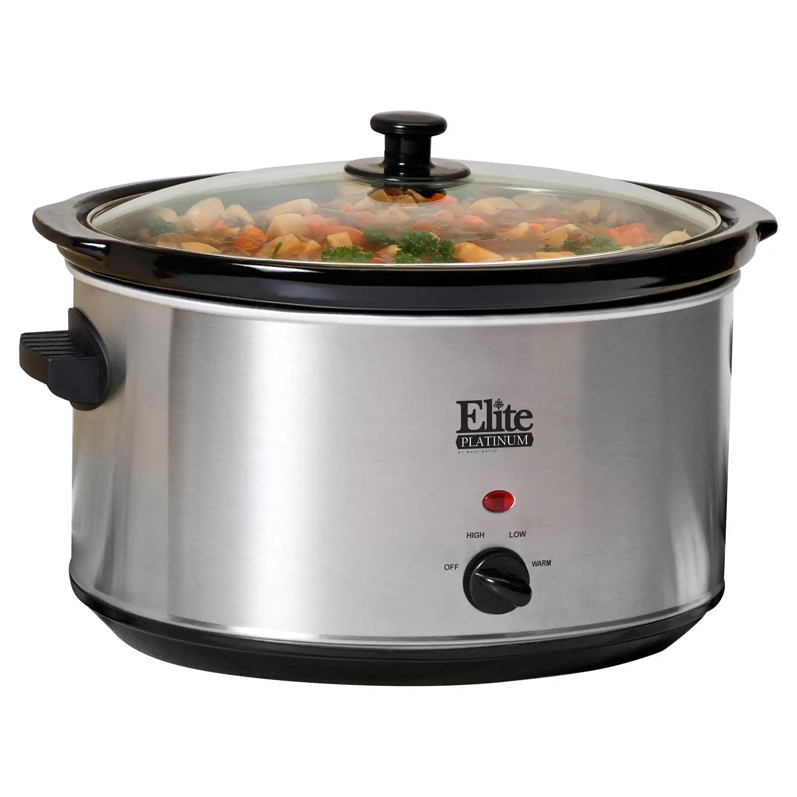 

Maxi-Matic MST-900V 8.5 Quart Stainless Steel Oval Slow Cooker