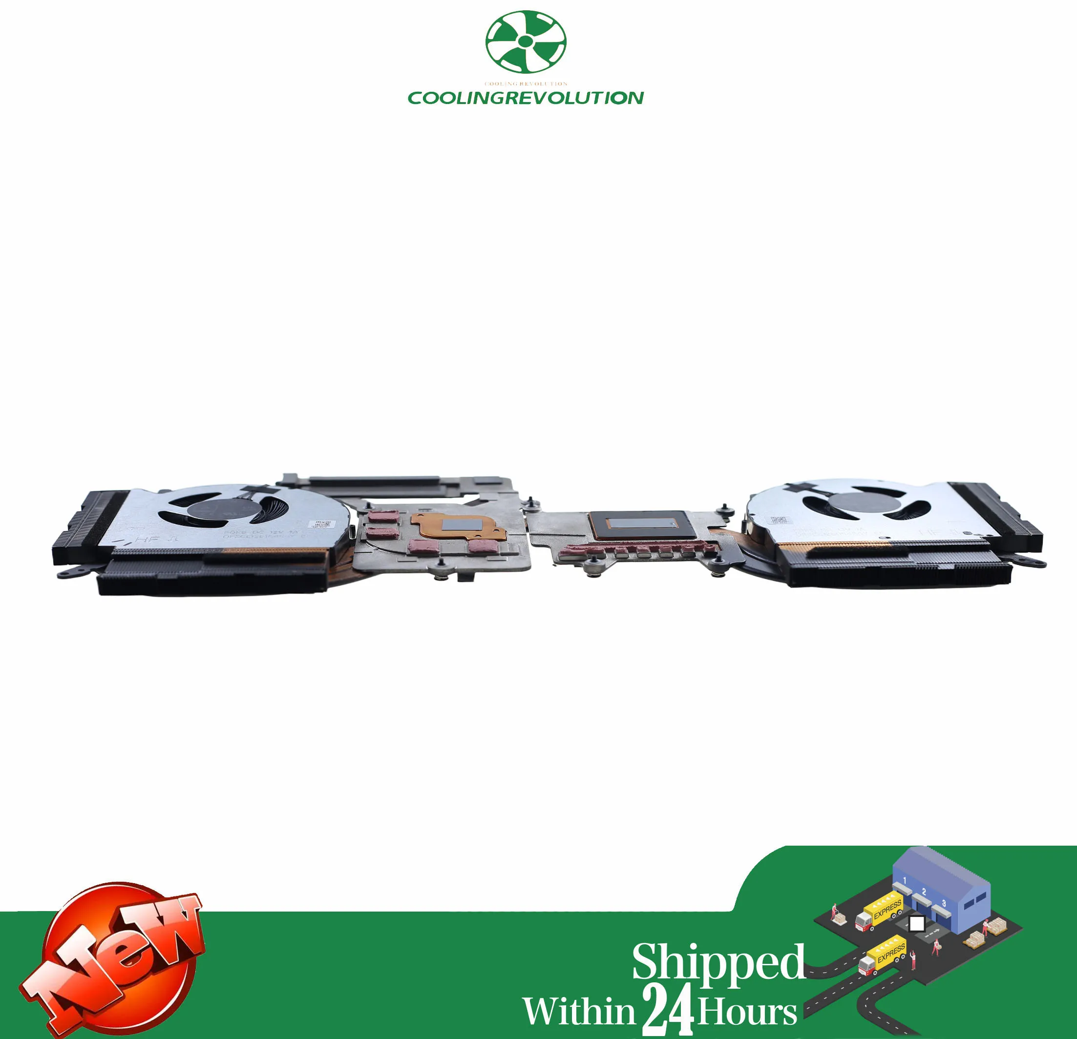 Laptoo CPU GPU Heatsink Fan for Lenovo Legion Pro 5 16IRX9 R9000P 2024 FRU PN:5H40S20983 5H40S20984 - view 3