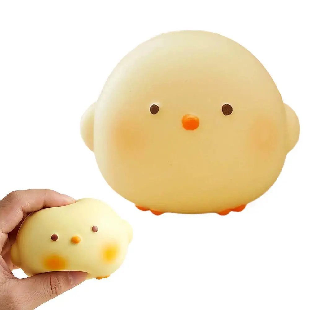 Cute Chick Squishy Toy Slow-Rising Stress Relief & Sensory Fidget Toy for Kids and Adults Anxiety ADHD Autism Relief
