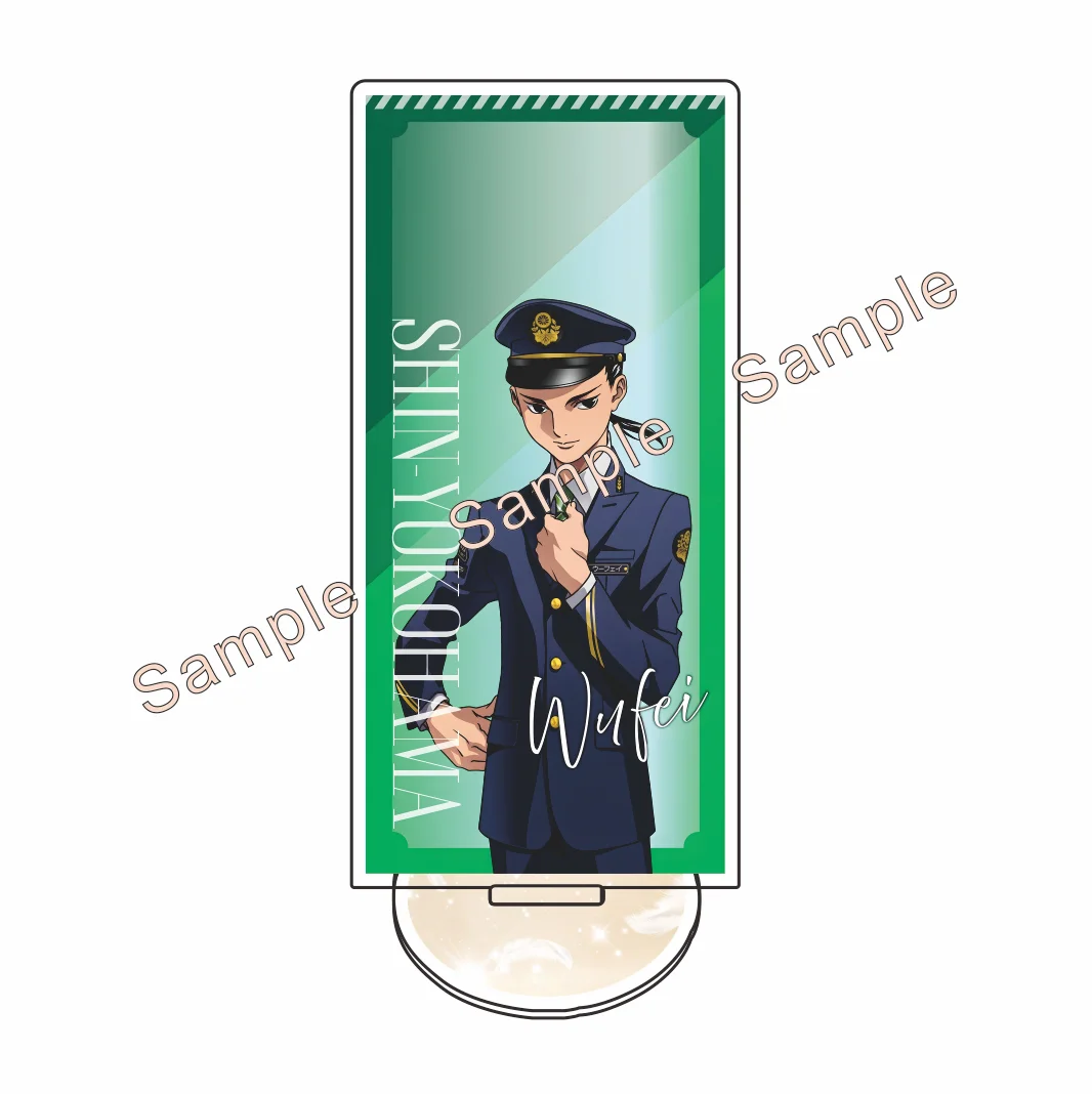 Mobile Suit Gundam Wing Acrylic Stand Double Sided Print Anime Chang Wufei Desktop Decor Collection Figure keychain