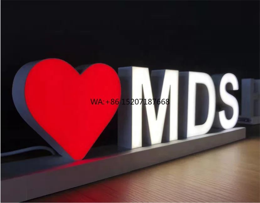

Customize LED Letter Outdoor Building Big Led Logo Display Sign High Brightness Letter LED Screen Signage