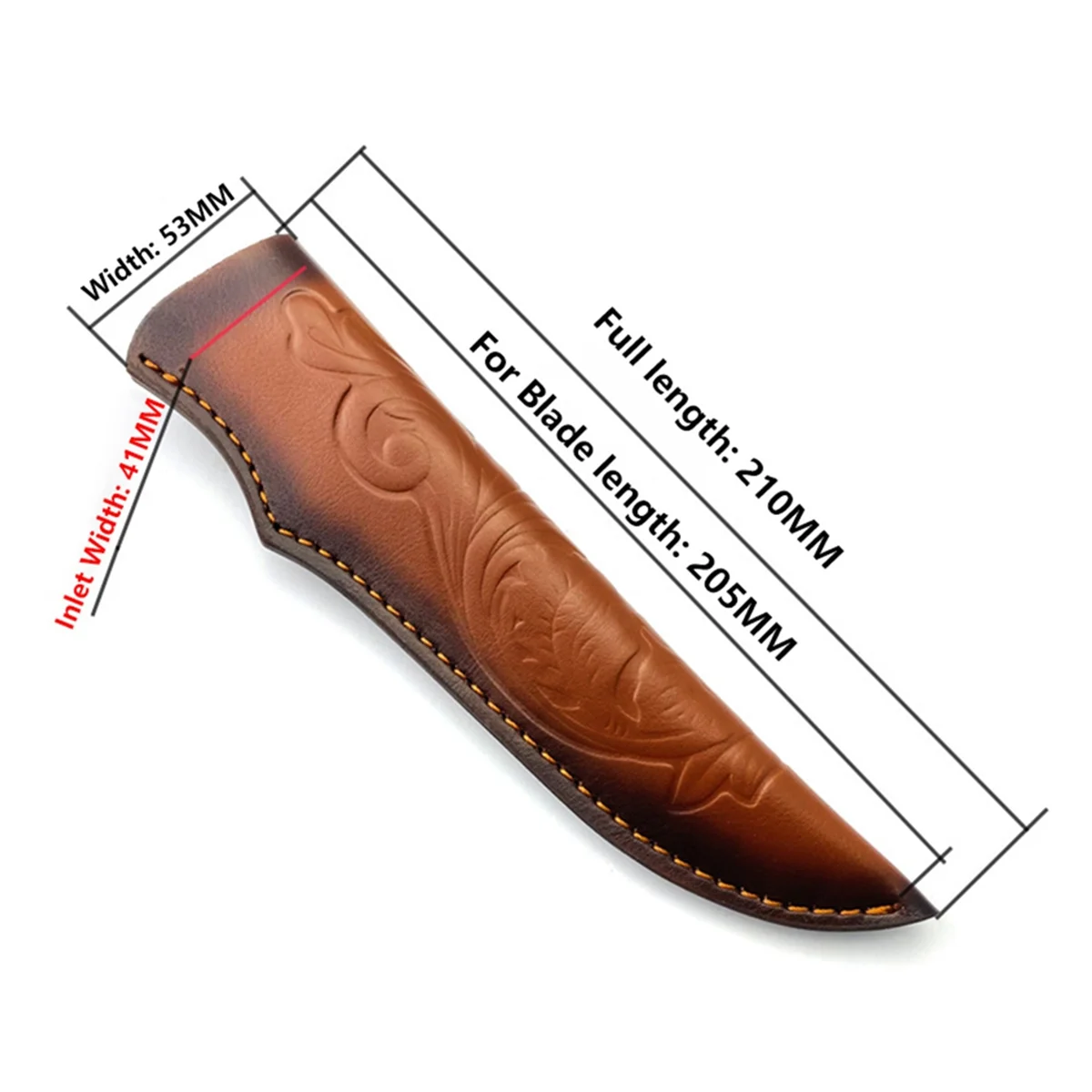 N18r couro de vaca faca reta bainha ao ar livre portátil bainha lâmina fixa capa suportes calças saco armazenamento 1 pçs