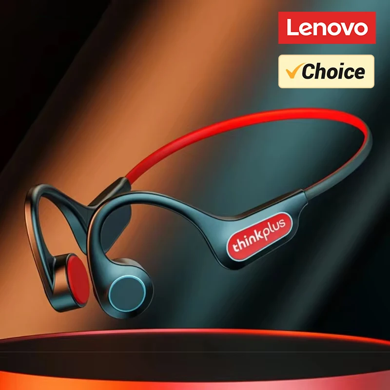 Choice Lenovo X3 Pro Bone Conduction Earphone Fone Bluetooth Wireless Headphone Driving Cycling Earbuds Sports Running Headset