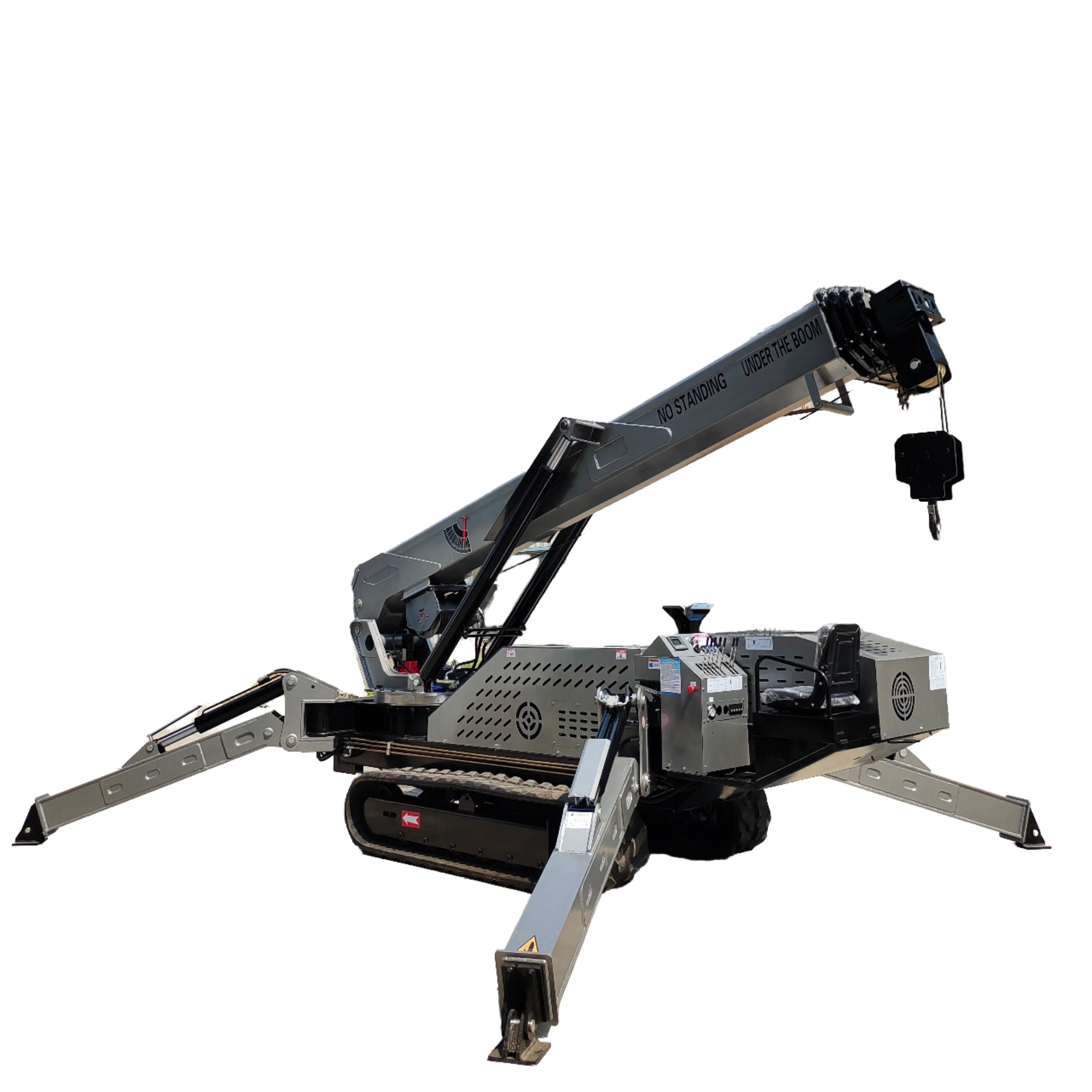 1.2T 2T 3T 5T 10T Spider Crane Mobile Mini Crawler Crane with CE Certificate for Construction Site Professional Lifting Machine
