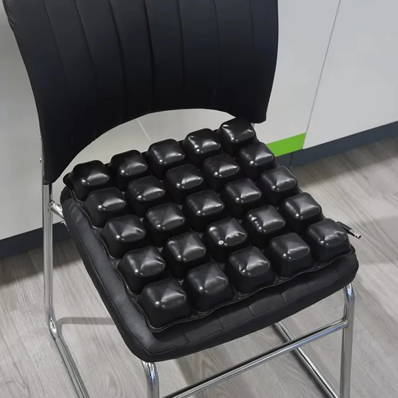 Air Inflatable เบาะรองนั่งฉีดน้ําเก้าอี้ Pad แบบพกพา Breathable Comfort Hemorrhoid Tailbone Pain Relief